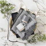 Überwurfdecke mit Fischgrätenmuster - Wari