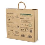 2090 - Mr. Bio Langes Ladekabel + UK Stecker Adapter Benjast