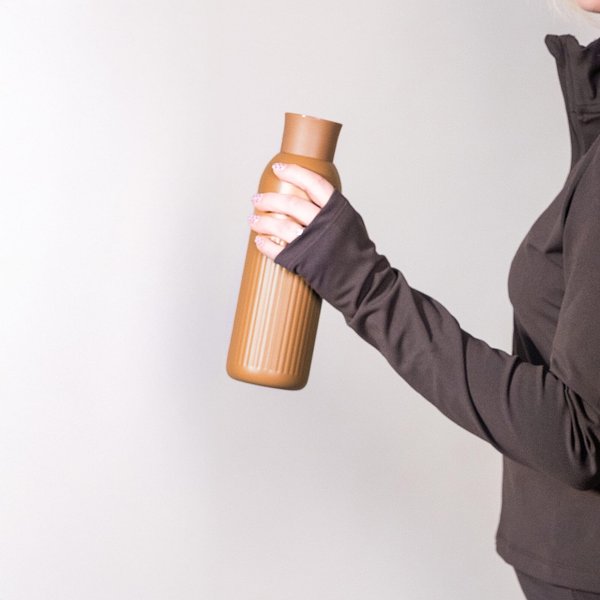 Tekla Push Stahlisolierflasche mit Druckverschluss (recycelt) 500 ml Jonica