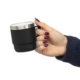 Recycelter Edelstahl-Becher mit doppelter Wand (180 ml) Mengi