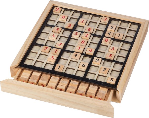 Holz-Sudoku-Spiel Uedivie