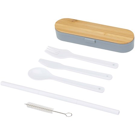 Besteckset mit Bambusdeckel - Aitlinata