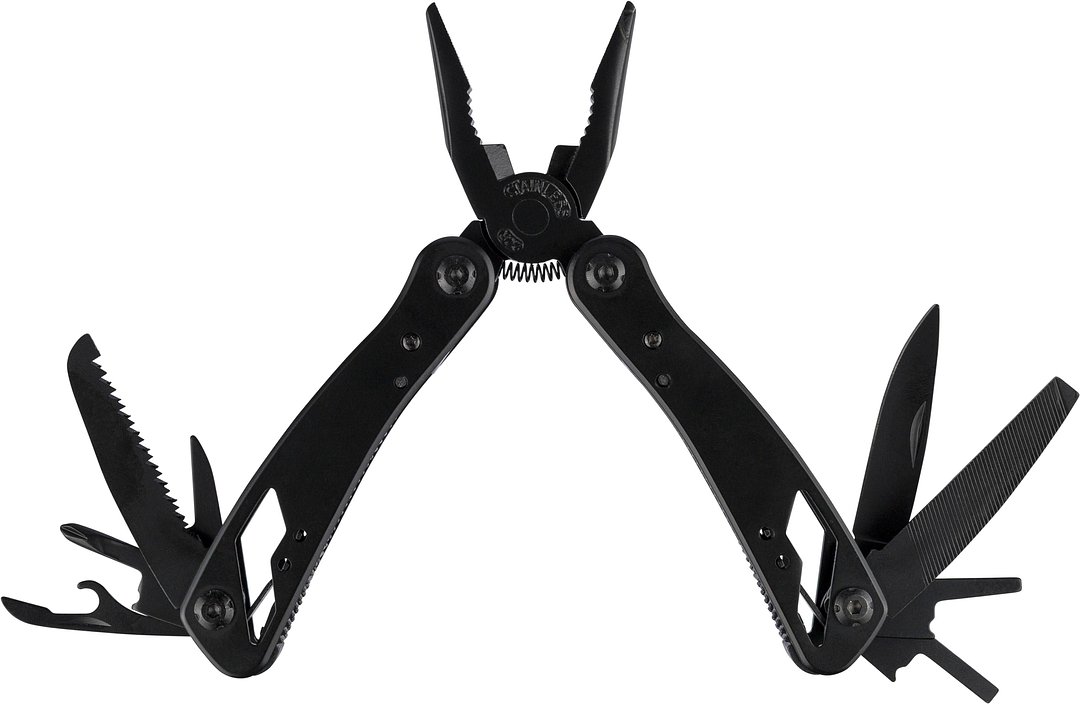 Schwarzes Aluminium-Multitool Lurst