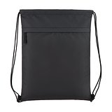 PU-beschichtete R-PET 600D Kordeltasche 33 x 42 cm Channicona