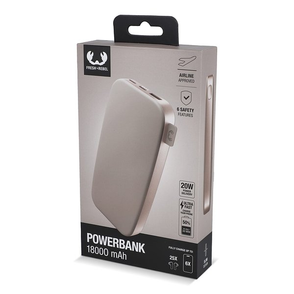 Powerbank 18.000mAh USB-C Ultra Fast Charging 20W Divat