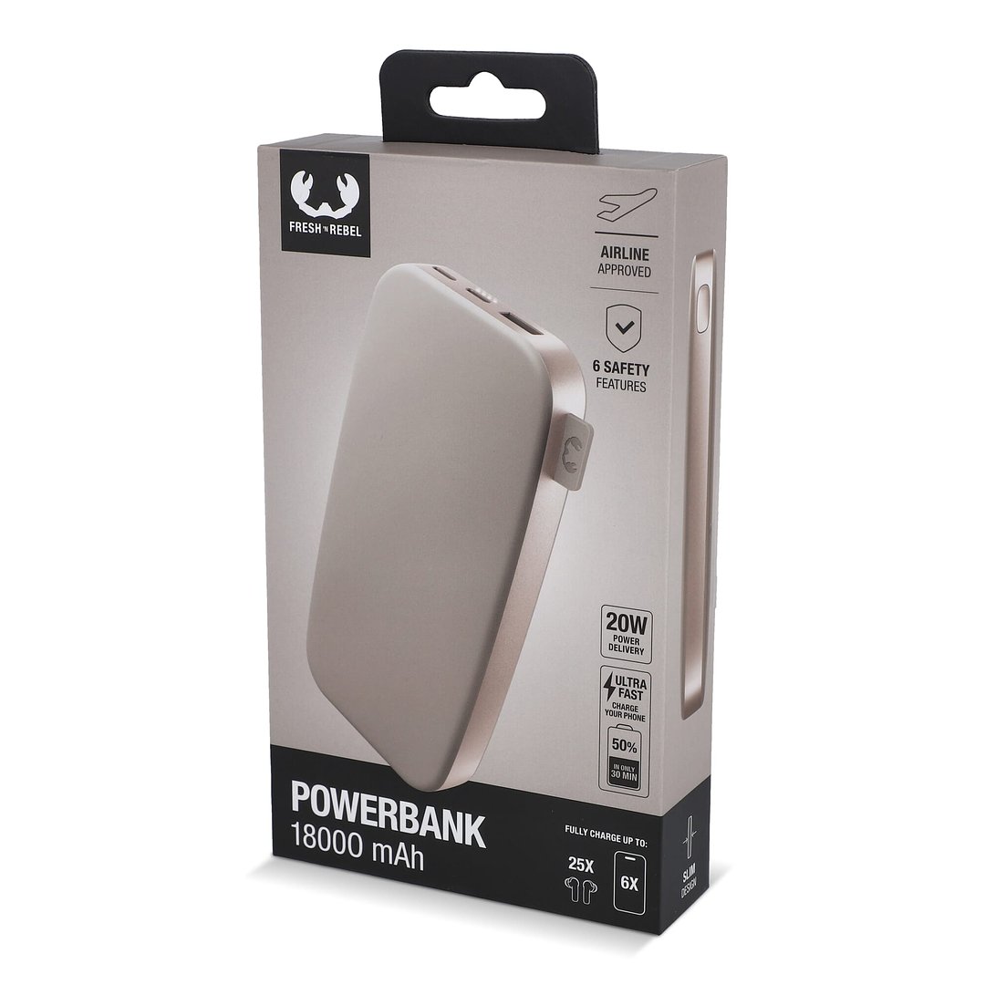 Powerbank 18.000mAh USB-C Ultra Fast Charging 20W Divat