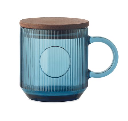 Gerippter Glasbecher 300ml Oldivandy