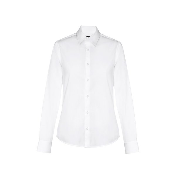 Damen Popelin Bluse Gristeile