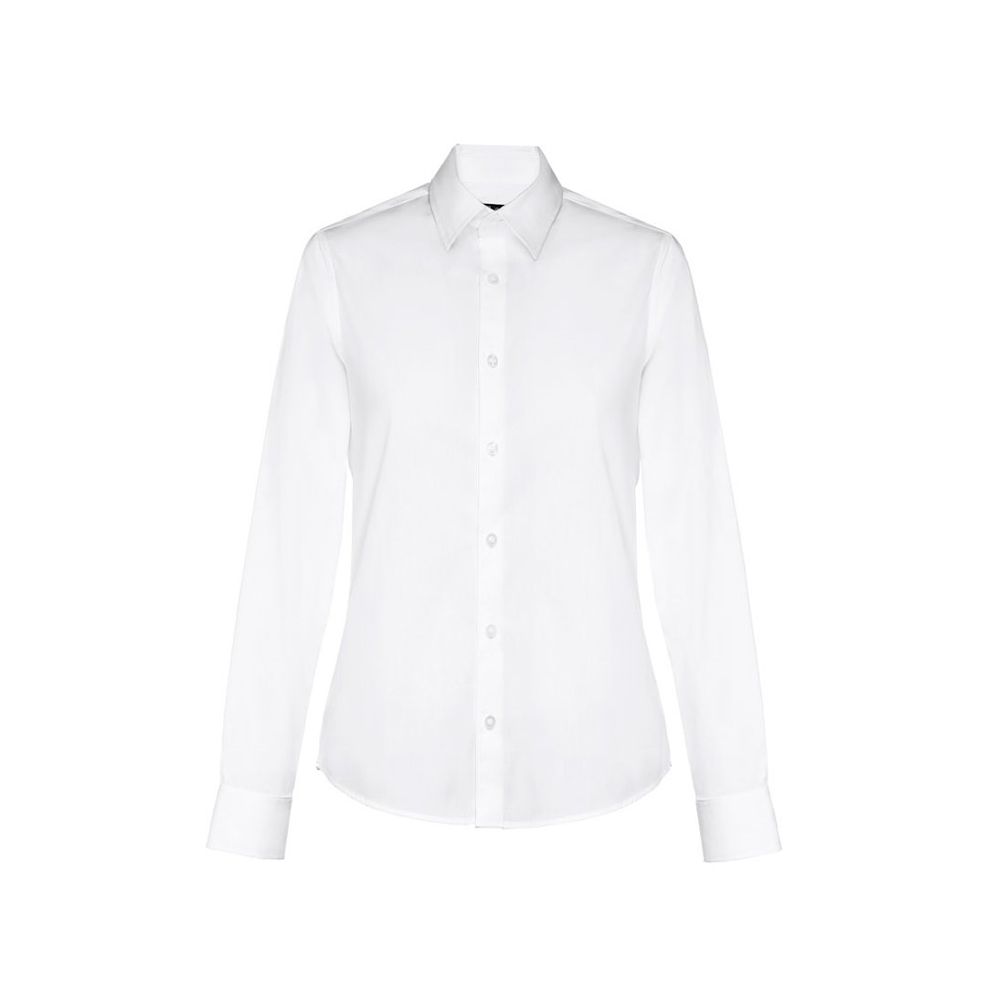 Damen Popelin Bluse Gristeile