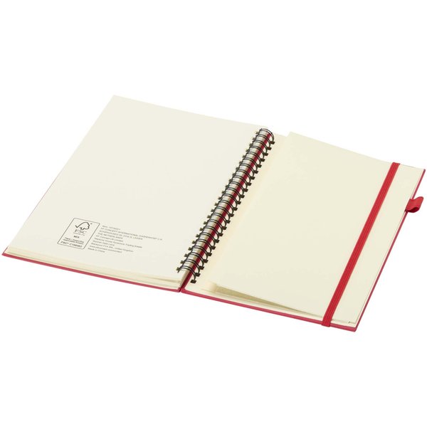 A5 Hardcover Spiralnotizbuch aus recyceltem Kunststoff - Palin