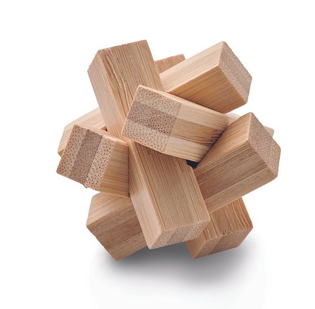 Holzpuzzle/Gehirnjogging Bambus Dumengas