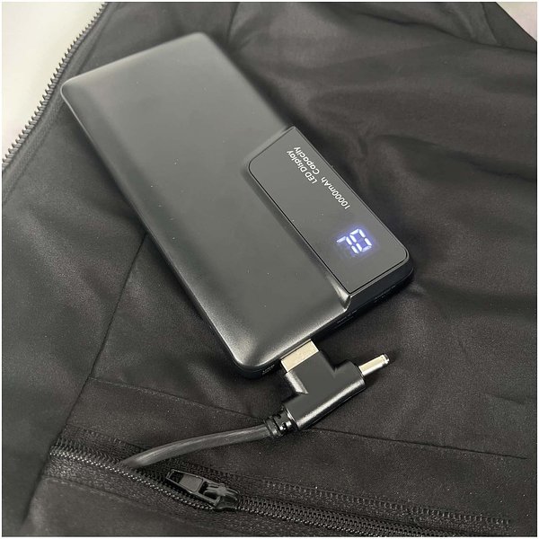 Thermoweste mit Wärmefunktion und Powerbank - Bena