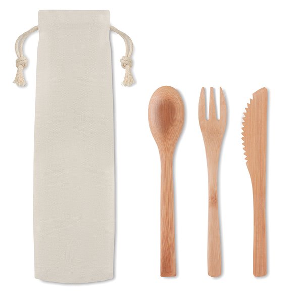 Besteck-Set Bambus Fränzia