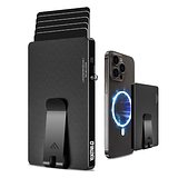 Cardprotector Aluminium Magsafe with money clip Palta