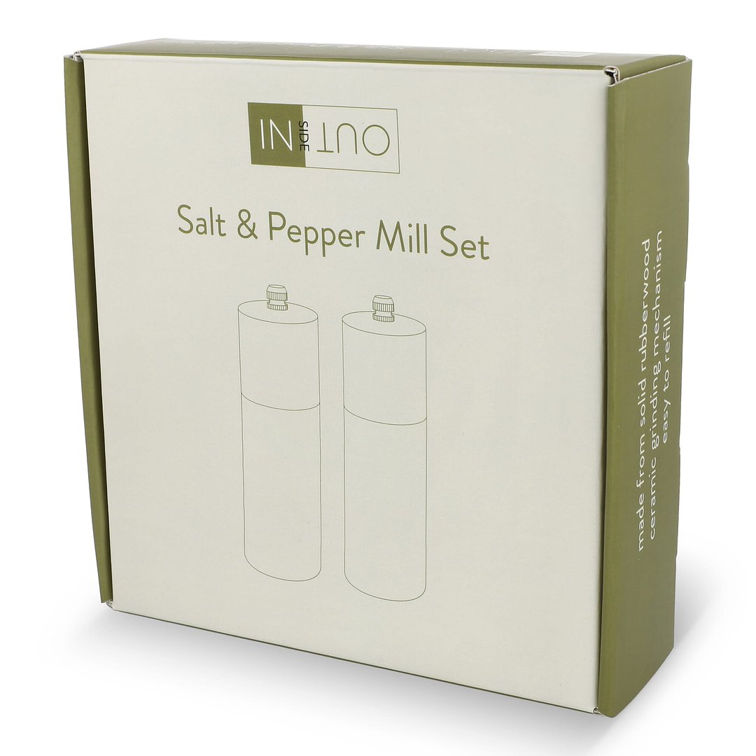 Holz-Salz- und Pfeffermühle-Set Benathori