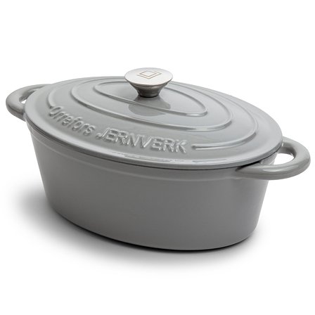 Emaillierte Ovale Eisenpfanne 3.5L Stga