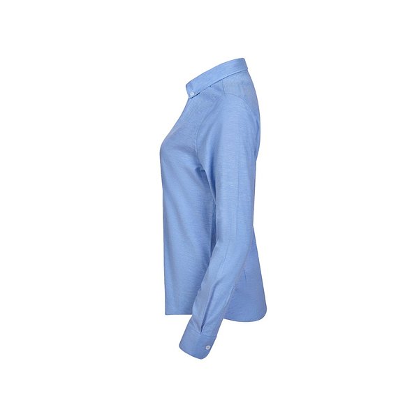 Hemd Oxford (180 g/m²) für Damen, aus Baumwolle (50 %), Polyester (45 %) und Elasthan (5 %) Mudesch