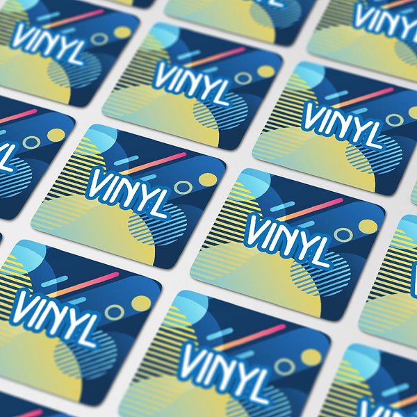 Vinyl Sticker Quadrat 40x40mm Chanst