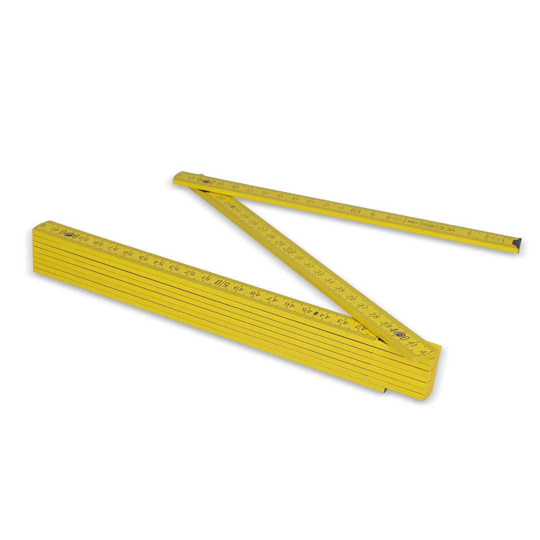 Zollstock Holz 2m Premium lackiert Dicorioli