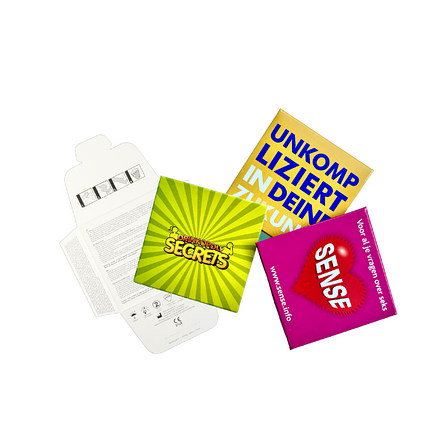 Individueller Kondom Beutel