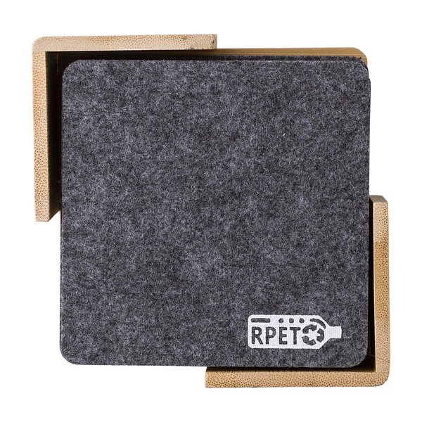rPET-Filz-Untersetzer-Set Annel