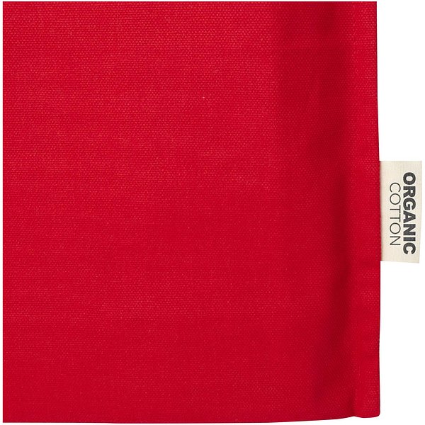 180 g/m² OCS Bio Tragetasche mit Seitenfalten 14L - Gian