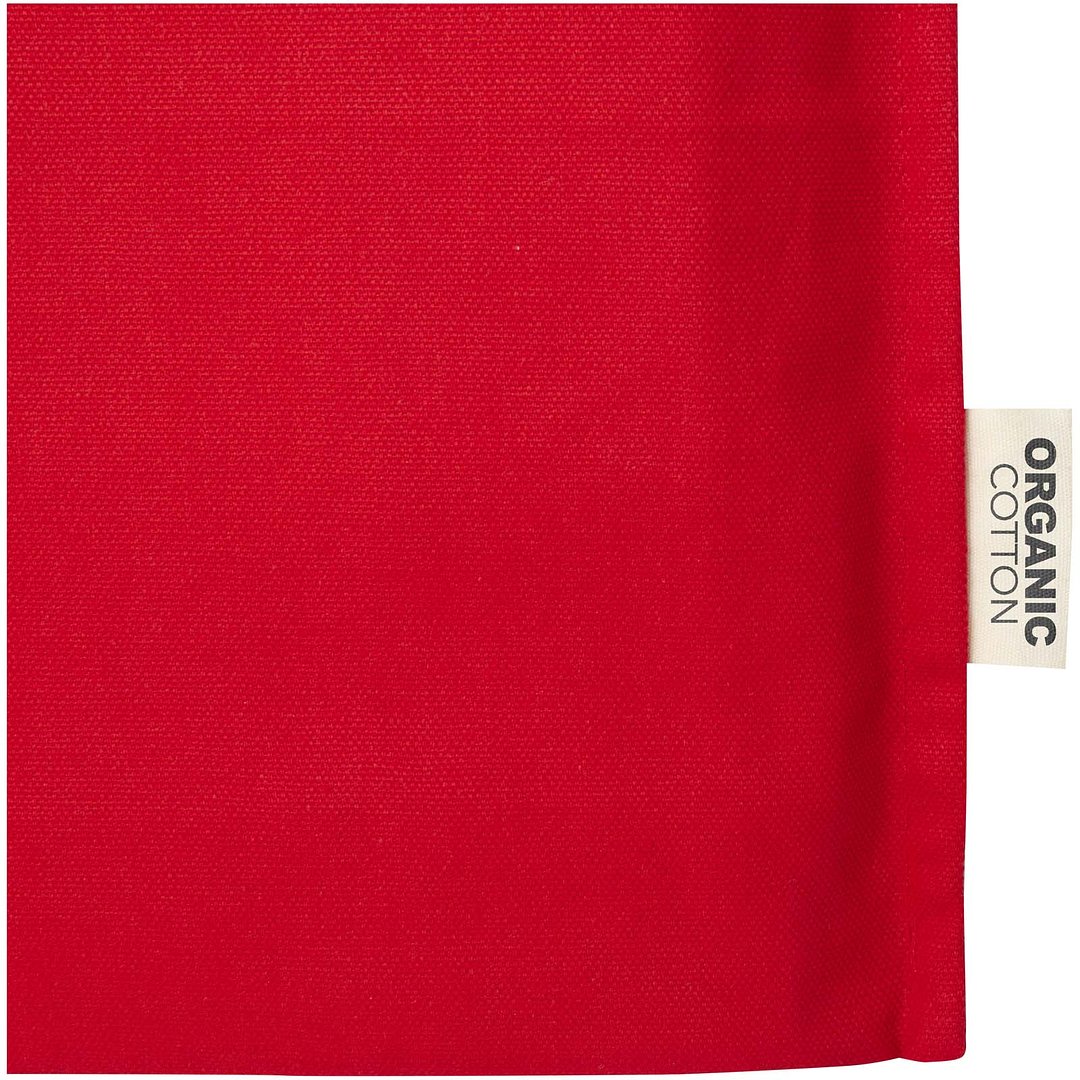 180 g/m² OCS Bio Tragetasche mit Seitenfalten 14L - Gian