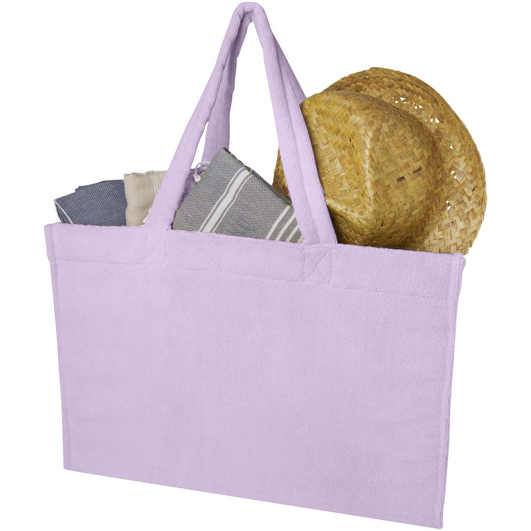 GRS-recycelte Strandtragetasche aus Frottee 13 L - Gianis