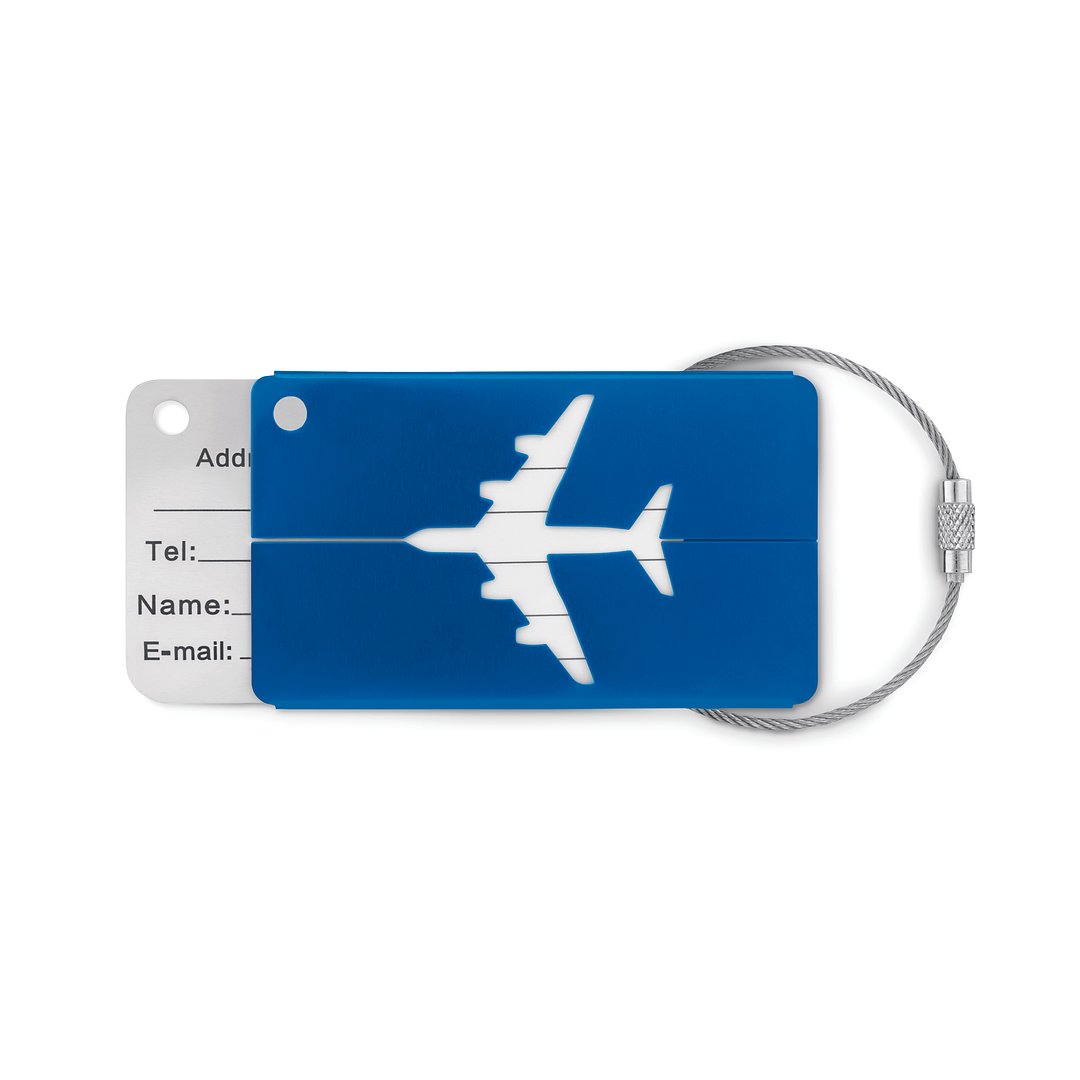 Kofferanhänger aus Aluminium Stiandri