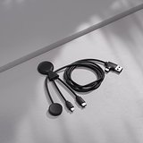 Mr. Bio Long Multi-Kabel für Apple/Samsung Watch 1 Meter Elinat