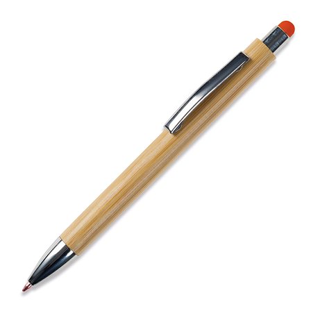 Bambus Kugelschreiber New York mit Touchpen Ruina