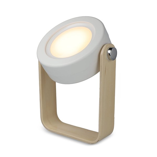 Multifunktions-LED-Lampe mit Bambusgriff Eliel