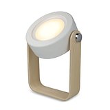 Multifunktions-LED-Lampe mit Bambusgriff Eliel