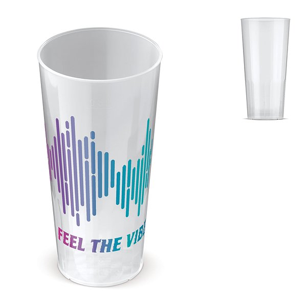 Ecologic-Becher Design PP 500ml Helyco