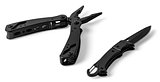 Schwarzes Aluminium-Multitool Lurst