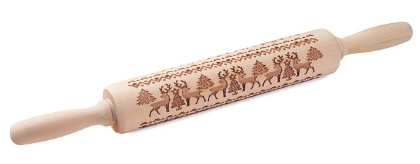 Teigrolle für Weihnachtsgebäck Rengan