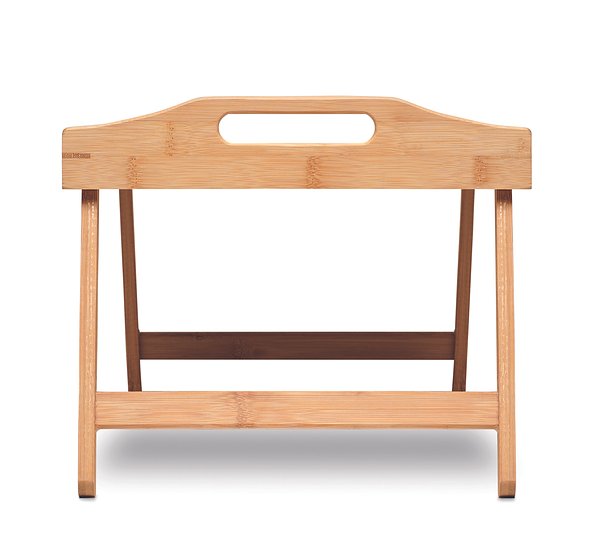 Klappbares Tablett aus Bambus Köbie