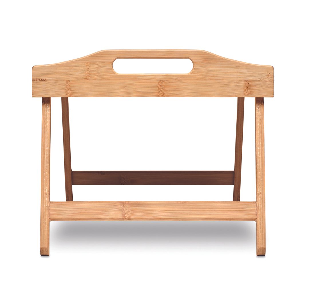 Klappbares Tablett aus Bambus Köbie