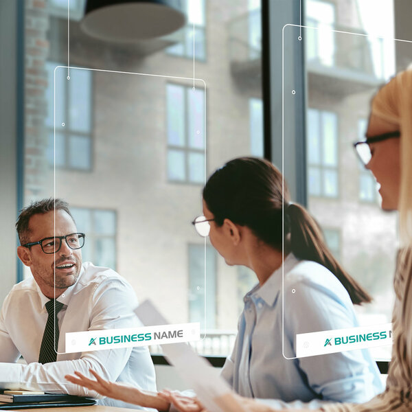 Transparente Trennwand Idfly