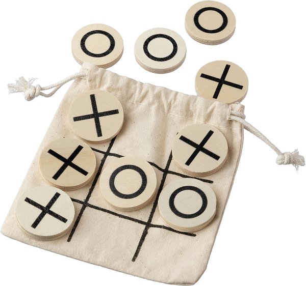 Tic Tac Toe Durens | Holz | Baumwollbeutel