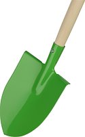 Gartenschaufel aus Holz Ringelblumen Ainela