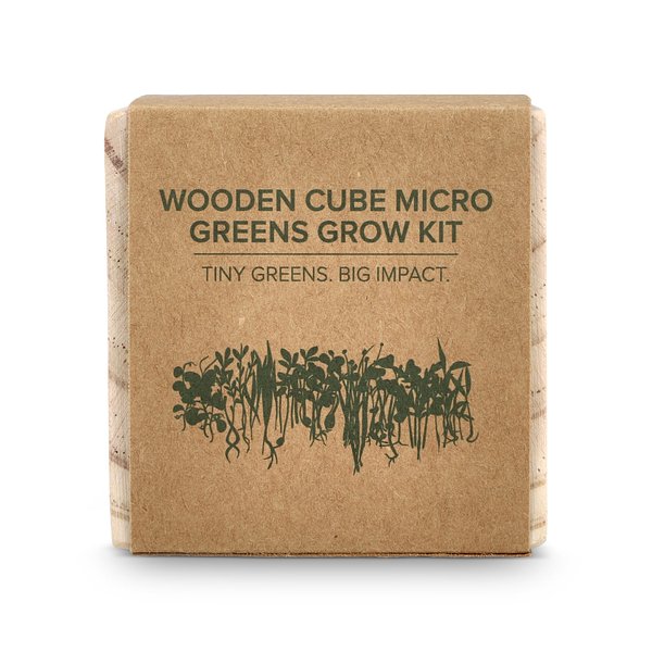 Holzpflanzgefäß-Set – Microgreens Aiti