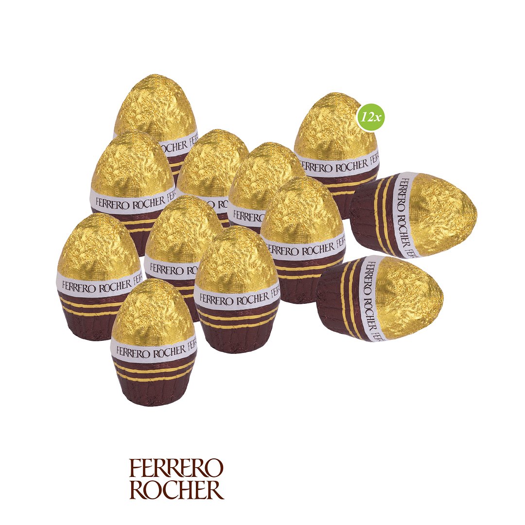 Schoko-Eier 12er-Set mit Ferrero Rocher Ostereier