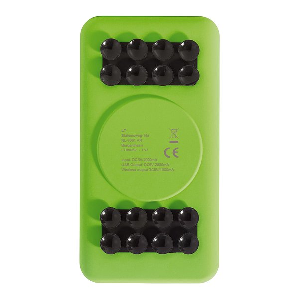 Powerbank Blade, kabellos, 4000mAh, Saugnäpfe Giervin