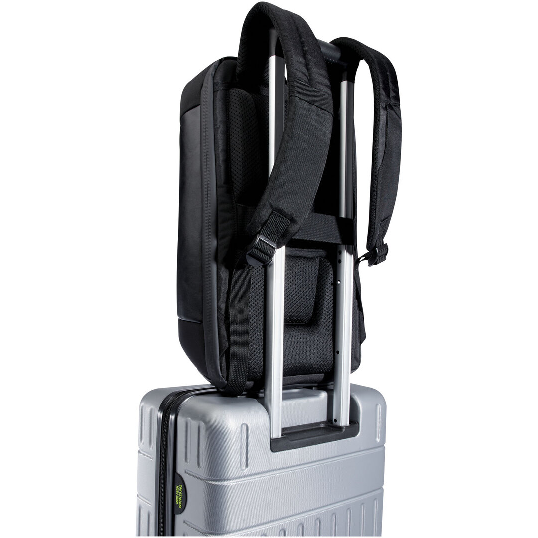 Pro 15,6" kompakter Laptop-Rucksack GRS Recyclingmaterial 12 L - Rudylan