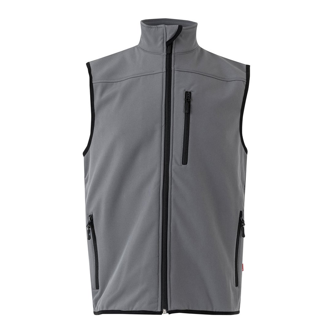 Softshell-Weste (280 g/m²), mit Polarfutter, aus Polyester (94 %) und Elastan (6 %) Doretona