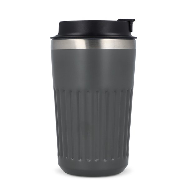 Recycelter Edelstahl-Thermobecher für Kaffee zum Mitnehmen, 400 ml Natianng