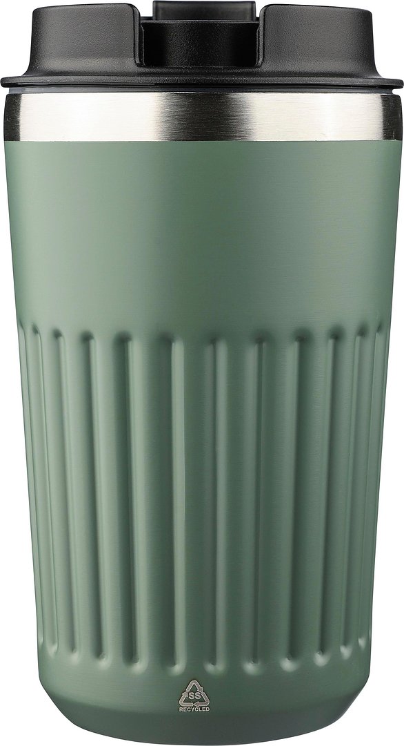 Recycelter Edelstahl-Reisebecher (400 ml) Warlep