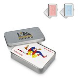 Spielkarten in Blechdose Badalina