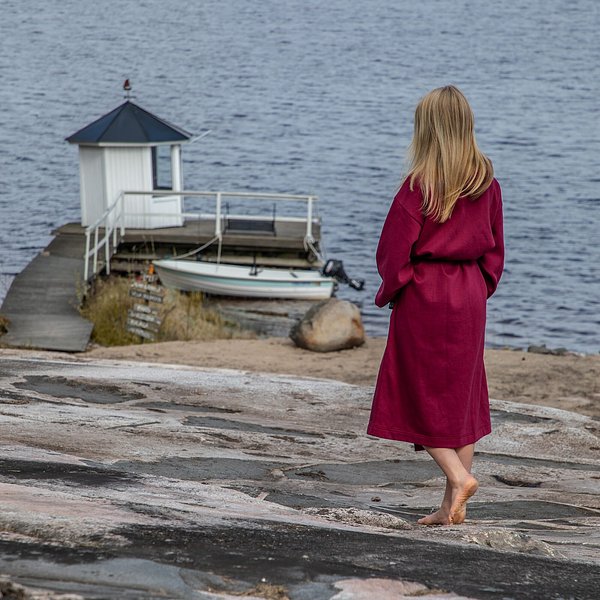 Kosta Linnewafveri Bademantel College L/XL Ruia